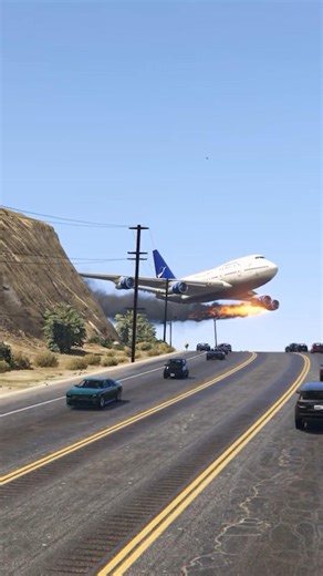 Engine Bursts Into Flames at 30,000 Feet