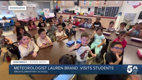 Storm Safe visits Baca Elementary School