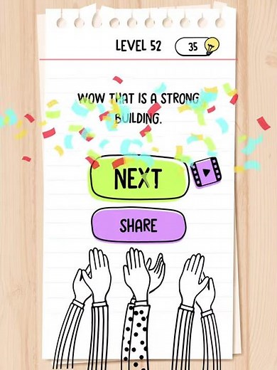 Brain Test: Tricky Puzzles Level 52 Walkthrough Solution Answers Solved