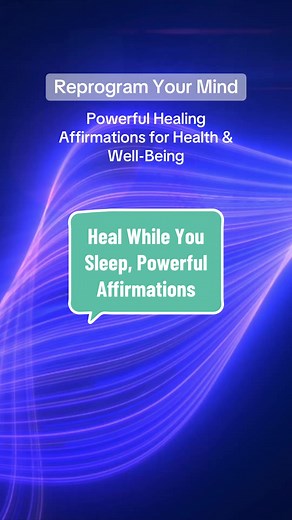 ✨Powerful healing affirmations to reprogram your subconscious mind and transform your body from within!✨ Repeat these nightly and watch as your mind and body align with vibrant health and positive energy! ✨ Why Listen While You Sleep? As you enter deep sleep, your subconscious mind becomes more open to positive influences. Listening to these affirmations nightly embeds a mindset of healing and vitality, creating real, lasting improvements in your overall well-being. Each affirmation is repeated