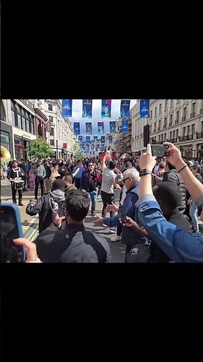 Epic Orchestra Flash Mob Rocks Regent Street with Footy Anthems at Champions League Finals! 🎶⚽️ I
