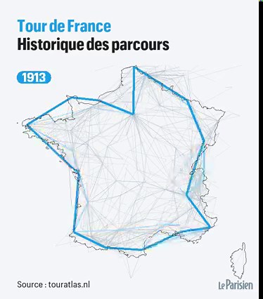 Quand le Tour de France faisait vraiment le tour de la France... Départ de la 109e édition vendredi ➡️ https://l.leparisien.fr/JMXG | Le Parisien 91 - Essonne