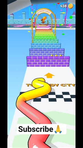 Gummy Worm Go!. Gaming Snake Clash Gameplay Game Layer Man Tall Run Man Games