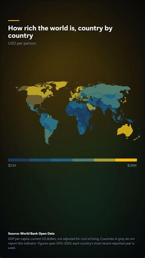How Rich the World Is, Country by Country