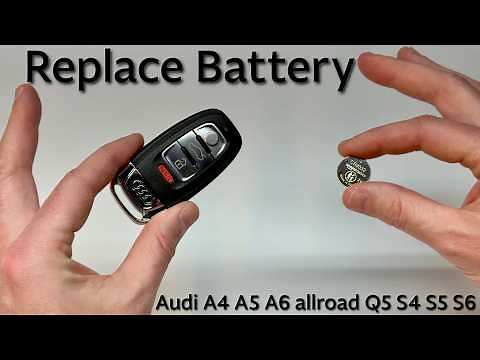 HOW TO: Audi Key Fob Battery Replacement