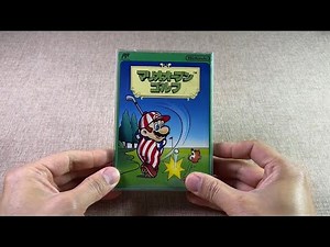 NES Open Tournament Golf (JP Mario Open Golf) unbox and play (Famicom/NES)