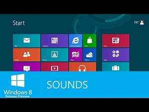 Windows 8 Sounds (Release Preview)