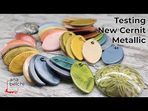 Testing New Cernit Metallic + Mica Shift & Mokume Gane tutorial - Polymer Clay | Ana Belchí