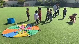 Pre-nursery had a blast last week exploring games!  They sorted colors, counted balls, and even helped clean up—building important math and life skills. The highlight? Playing with the parachute! It was a fun way to develop teamwork and social skills with their friends.  #LearningThroughPlay #PreNurseryFun #SocialSkills #EarlyYears#BNI#playbasedlearning | Beaconhouse Newlands Islamabad | Facebook