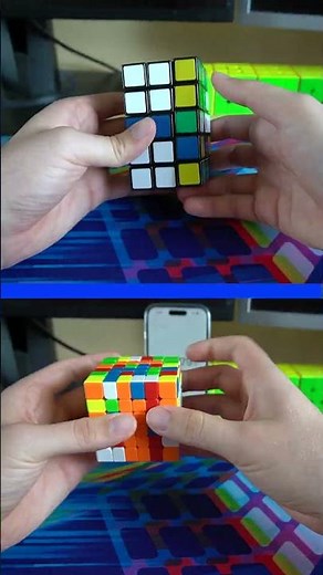3x3x5 vs 6x6 Rubik's Cube