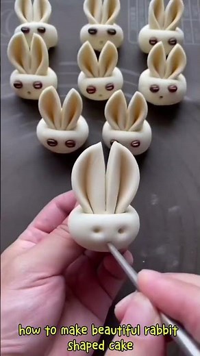 how to make beautiful rabbit shaped cake