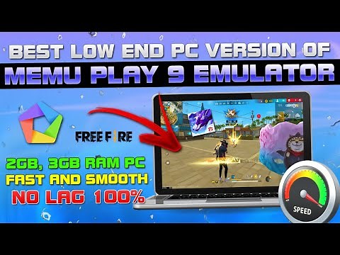 Memu Play 9 Emulator For 2GB Ram PC ✅ | Best Emulator For FREE FIRE Low End PC (2025) | No Lag 💯