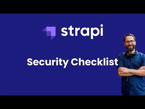 Strapi Security Checklist - Securing your Strapi App