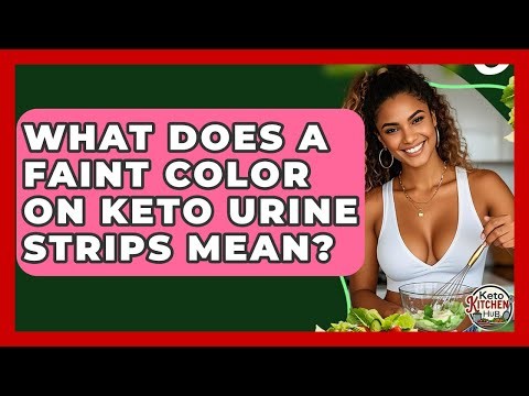 What Does A Faint Color On Keto Urine Strips Mean? - Keto Kitchen HQ