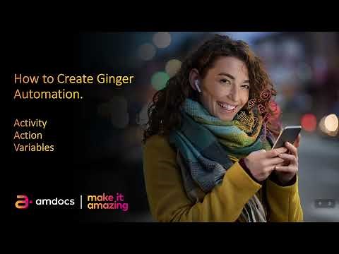 #7 How To Create Ginger Automation | Ginger By Amdocs