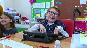 Student gets custom desk from Schuylkill Technology Center