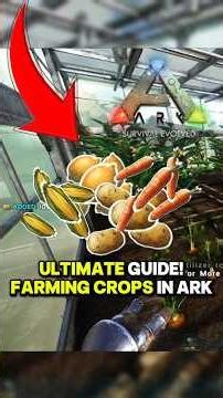 How to Get Crops in ARK Survival Evolved, How to Farm Crops in ARK (Beginner's Guide) #ark #shorts