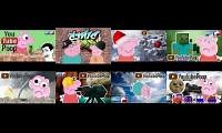 Mix of 8 videos from youtube : peppa pig ytp clean compilation