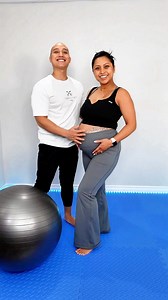 Now that the secret is out, we wanted to share some exercises Kathleen loves to do during her pregnancy to stay active, mobile, and comfortable. She’s found them to be incredibly helpful in maintaining flexibility and strength as her body changes. Hip circles are one of her favorites because they help release tension in the hips and lower back, keeping her mobile and comfortable throughout the day. Internal and external hip rotations help her maintain pelvic flexibility, which is so important fo