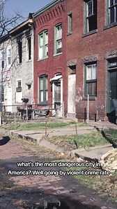 The most dangerous cities in the US #geography