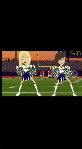 Lucy and Ariana are cheerleaders! #vyond #vyondfunny #cheerleader #sora #goanimate #soraai