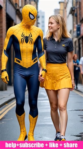 🔥 Spider-Man Caught With His NEW Girlfriend on Camera 😱💘 #shorts