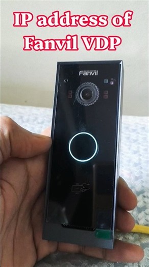 Fanvil i60: How to Check IP Address | Video Door Phone #Shorts
