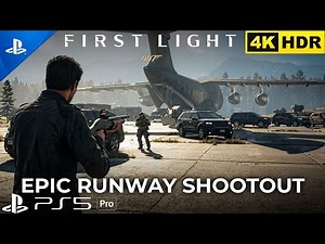 007 First Light – Airport Runway Shootout Scene | 4K PS5 Pro Gameplay