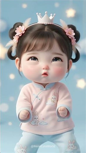 😍The Cutest "Cheek Squish" You'll See Today! 3D Baby's Adorable Poses 💖