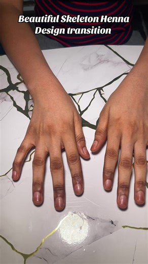 Skeleton henna Design ❤️ #abuleegbahennaartist #ibadanhennaartist #lagoshennaartist #ibadantiktok #skeletonhenna
