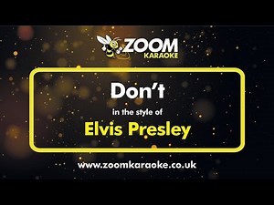 Elvis Presley - Don't (2025 Remake) (Karaoke Version) with Lyrics On Screen