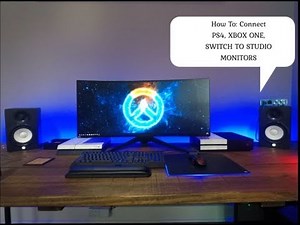 How To!! Connect Studio Monitor Speakers to PS4, Xbox One, Nintendo Switch