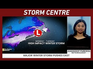 Tracking the High-Impact Winter Storm Targetting Atlantic Canada | #forecast