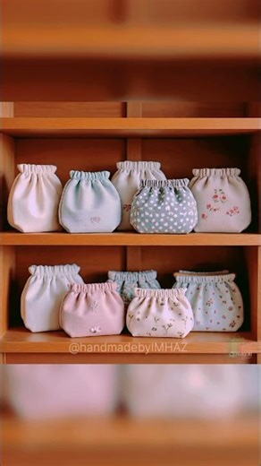 Handmade Fabric Pouches 👜 Easy DIY #short#cr7#fypシ