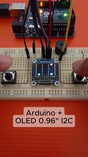 Arduino OLED Car Game 🚗 3-Lane Dodge on Tiny Screen!