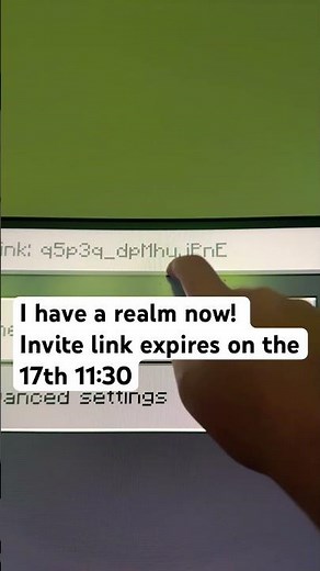 Realm Invite Link Minecraft #realm #minecraft #minecraftrealms