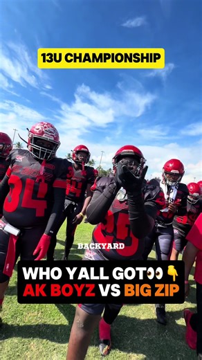 Championship Showdown: AK Boyz vs Big Zip Rematch!