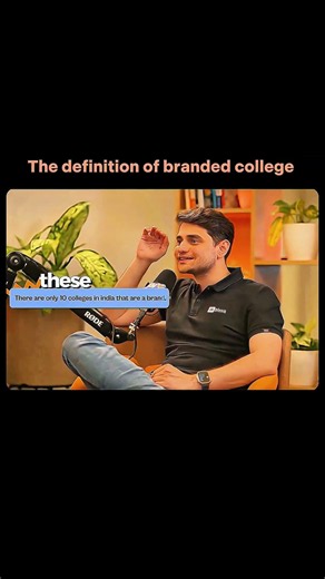 The definition of branded college Varun Limayye, full episode on @talspod | #shorts