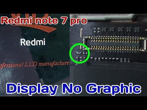 Redmi note 7 pro display no graphic// Redmi note 7 display light problem// Redmi note 7 pro display