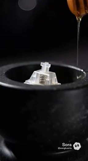 WTF! Honey Keyboard Switches? Craziest Keyboard Mod EVER! ASMR, Keyboards, Typing, Gaming! #Shorts