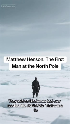 Matthew Henson: The First Man at the North Pole American History Black History Hidden Black History History Erased Buried Truth Reclaiming the Past Black History Rewritten Educational History Black Excellence Black History Matters Black Explorers Matthew Henson Arctic Exploration #MatthewHenson #BlackExplorers #BlackHistory #ArcticExploration #HistoryTok