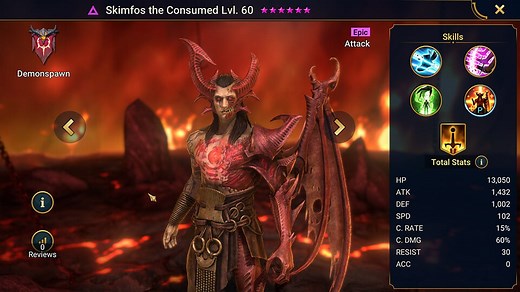 Skimfos the Consumed - HellHades - Raid Shadow Legends