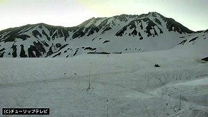 チューリップテレビ　ライブカメラ　立山室堂(2020-5-30 4:27:49-10:27:49)