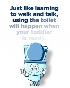 Reminder: Potty training takes time and patience. If you have questions or concerns about their development, talk with your child’s health care provider. | Sanford Health