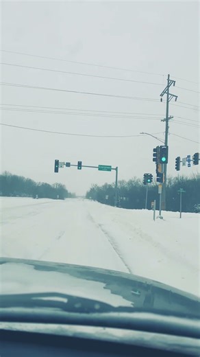 Can you feel it? #travel #snow #illinois #snowyroad