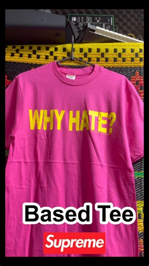 後ろまで主張が強い！Supreme Based Teeを着てみた #shorts