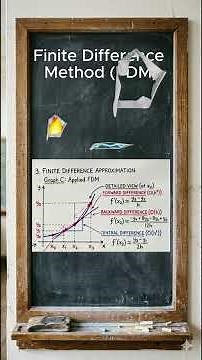 Finite Difference Method explained in 60 seconds #math