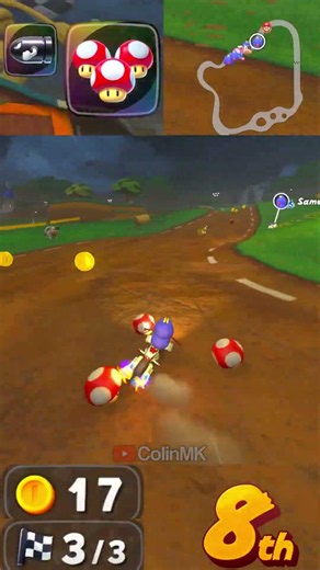 👑 MOO MOO MEADOWS IS EASY!!! | Mario Kart World #shorts #mariokart
