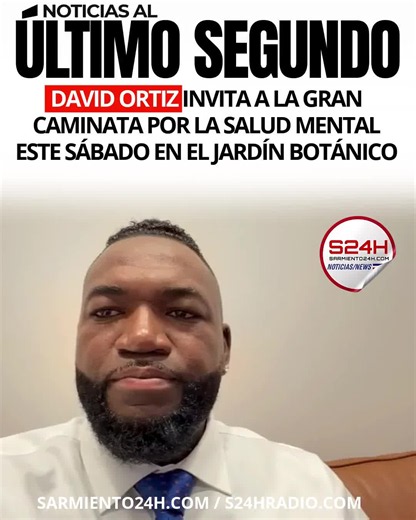 Caminata por la Salud Mental con David Ortiz — Sábado 10 de octubre