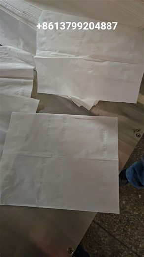 edge #embossing V fold face #tissue #paper making #machine in #test with full embossing